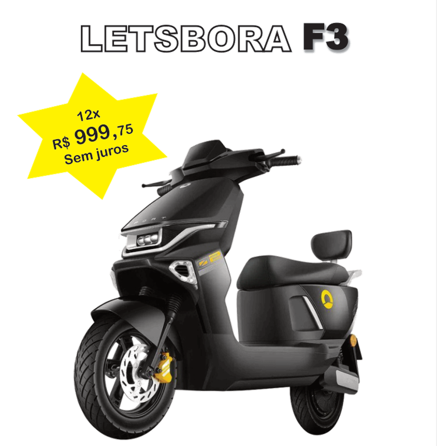Letsbora F3 — Robustez e autonomia para encarar a cidade.